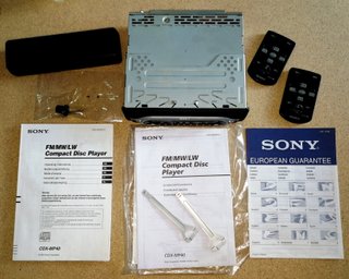 Radio Coche CD Sony CDX-MP40 Xplod
