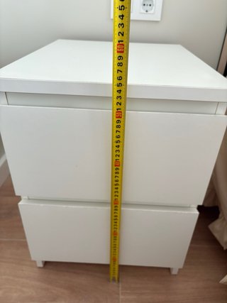Comodino IKEA MALM con 2 cassetti
