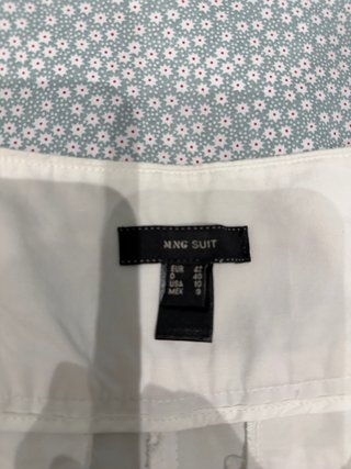 Pantalón de vestir blanco