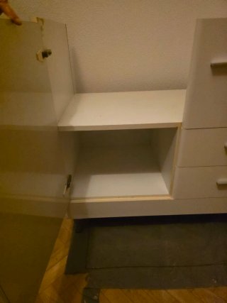 Mueble de baño 80 cm. Sin lavabo