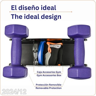 FIT MITAS Soporte Metal Para Pesas Y Accesorios