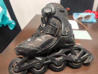 Patinetes Oxelo Negro Naranja 29/32