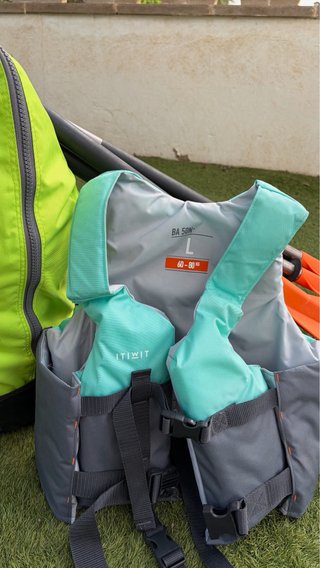 Kayak Hinchable ITIWIT 1/2 plazas + Remo + Chaleco