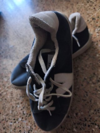 Zapatillas deportivas mujer negras y blanco