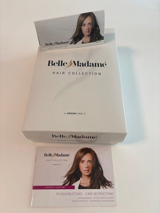 Peluca Pelo Natural Belle Madame Chocolate