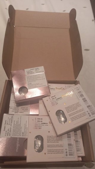 LENTILLAS REMATE 81 CAJAS LOTE