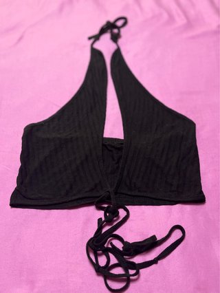Lote 3 tops negros mujer talla s