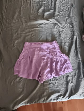 Pantalones cortos falda morados