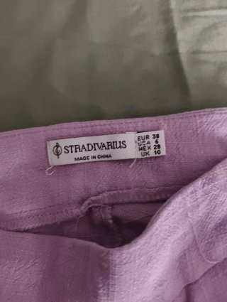 Pantalones cortos falda morados