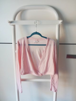 Chaquetilla rosa bailarina para niña de 8 a 10años