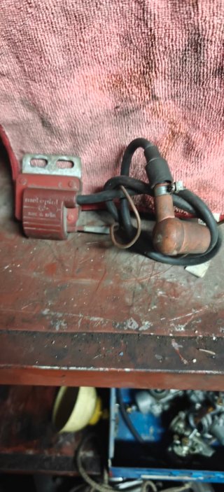 Bobina Moto Motoplat Roja