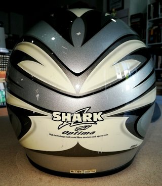Casco Moto Shark RSF Optima Gris/Negro