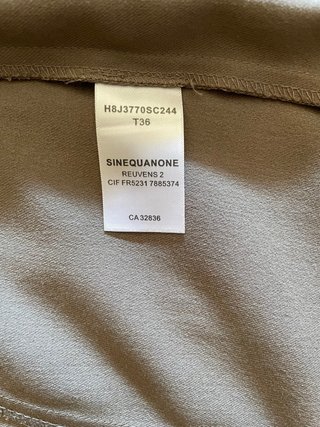 Falda Sinequanone Beige