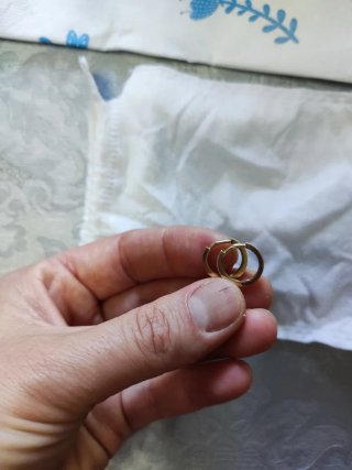 Orecchini cerchio oro 18k
