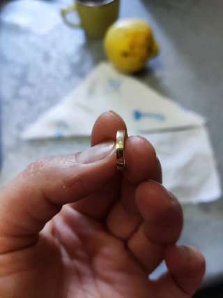 Orecchini cerchio oro 18k