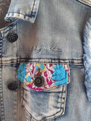 Chaqueta Desigual Talla S Bordada