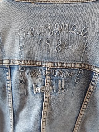 Chaqueta Desigual Talla S Bordada