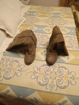 Botas altas de piel