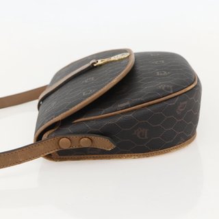 Christian Dior Honeycomb Canvas Shoulder Bag PVC