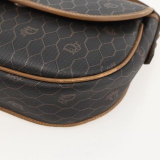 Christian Dior Honeycomb Canvas Shoulder Bag PVC