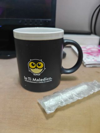 Tazza Io Ti Maledico con gufo