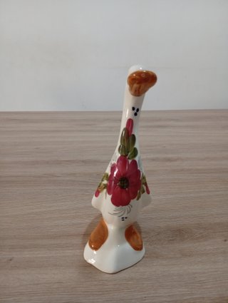 Figura Pato/Oca Cerámica Decorativa 20cm