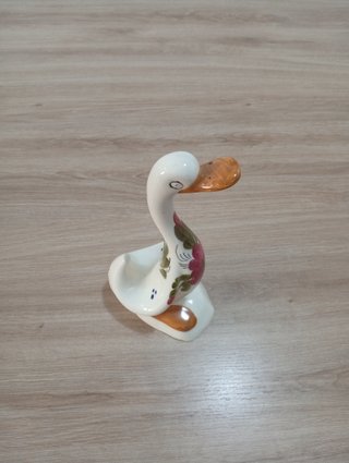 Figura Pato/Oca Cerámica Decorativa 20cm