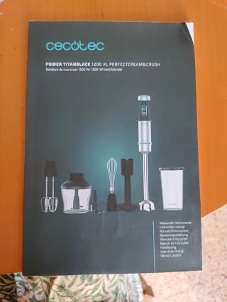 Batidora Cecotec Power Titanblack 1200 XL