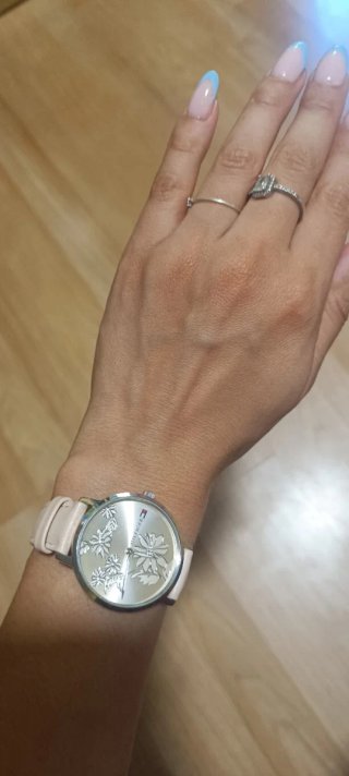 Reloj Tommy Hilfiger Mujer Beige/Plata