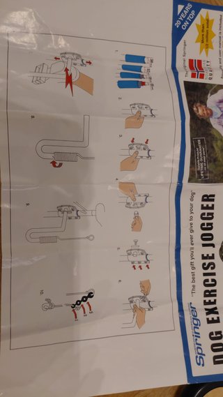 Sistema para pasear perro con bici