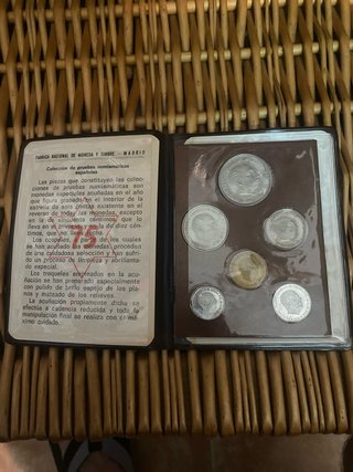 Colección Pruebas Numismáticas Españolas 1975