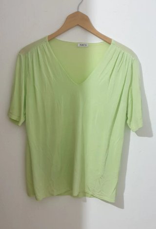 Camiseta Punt Q verde talla XL