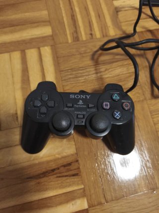 PS2 Slim Negra + 2 Memory Cards + Mando + juegos