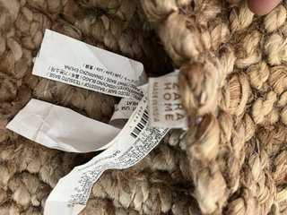 Tappeto in juta Zara Home Beige/Marrone