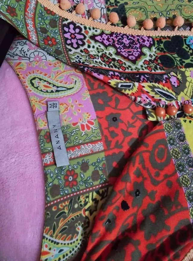 Vestido largo estampado boho ANANY talla única