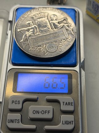 Moneda de plata conmemorativa 1880