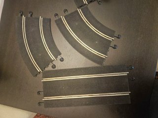 Lote Scalextric: Pistas, Mandos y Transformador