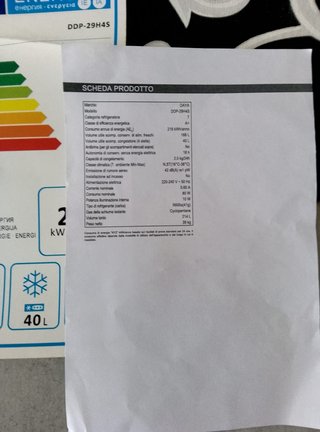 Nuovissimo Frigorifero-congelatore DAYA 214 Litri