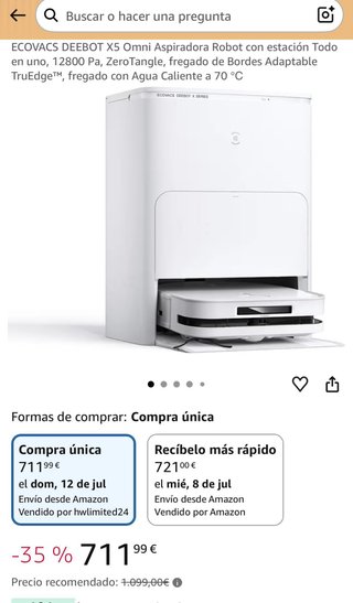 Ecovacs Deebot X5 Omni Robot Aspirador