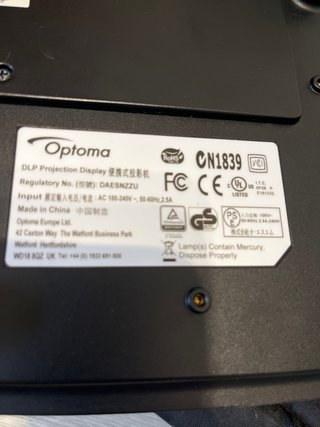 Proyector Optoma N1839