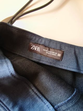 Falda pantalón Zara con cinturón