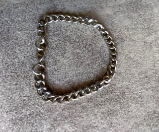 Pulsera Unisex Acero Plateado
