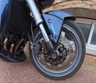 Kawasaki Z750 Naked Azul Metálico