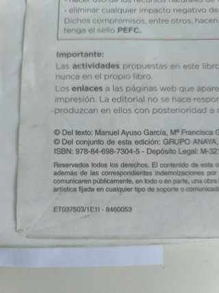 Pack de libros 1 bachillerato