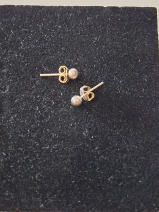 Pendientes de plata de ley 925.