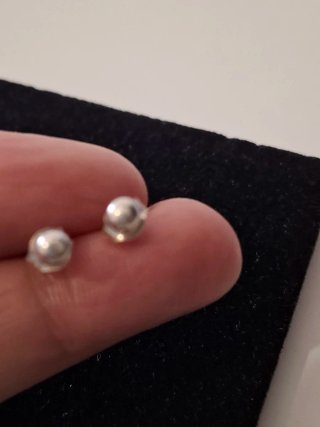 Pendientes de plata de ley 925.