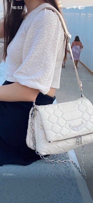Bolso Zadig&Voltaire Rocky Acolchado Beige