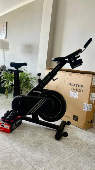 Bicicleta Spinning Salter S-100 Negra