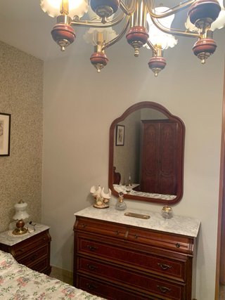 Habitación Matrimonio Clásica Madera Oscura