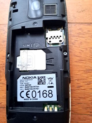 Cellulare Nokia 112 RM-837 funzionante